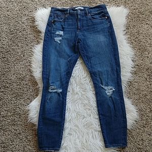 LOFT Distressed Jeans